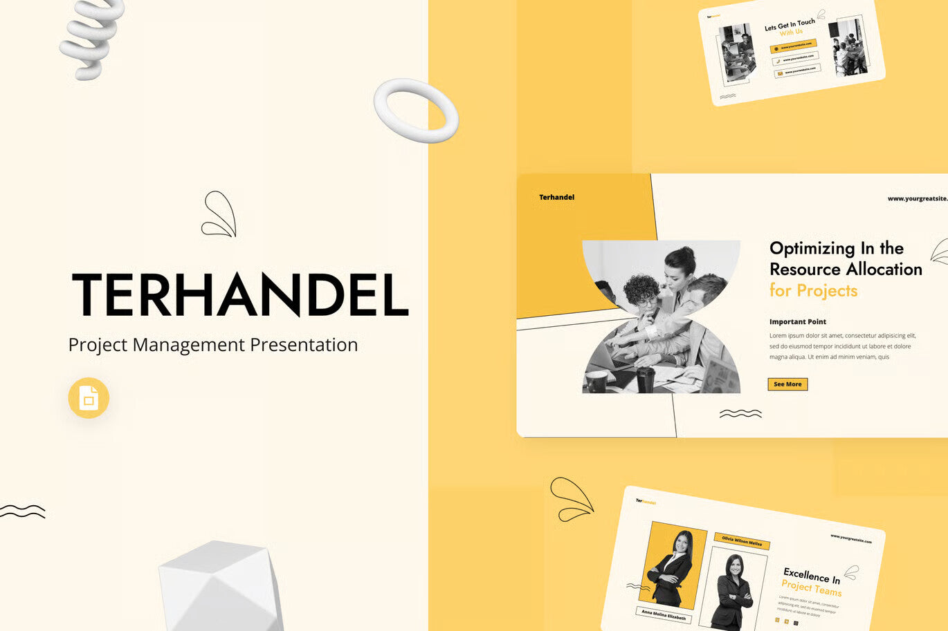 Terhandel - Project Management Google Slides