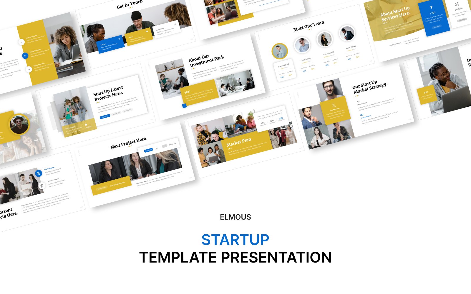 Startup Powerpoint Template Presentation PowerPoint Template - 30 Slides