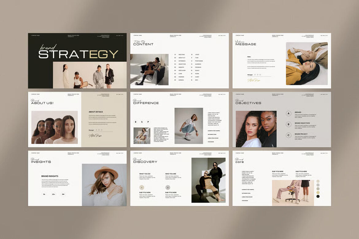 Brand Strategy Google Slide Template