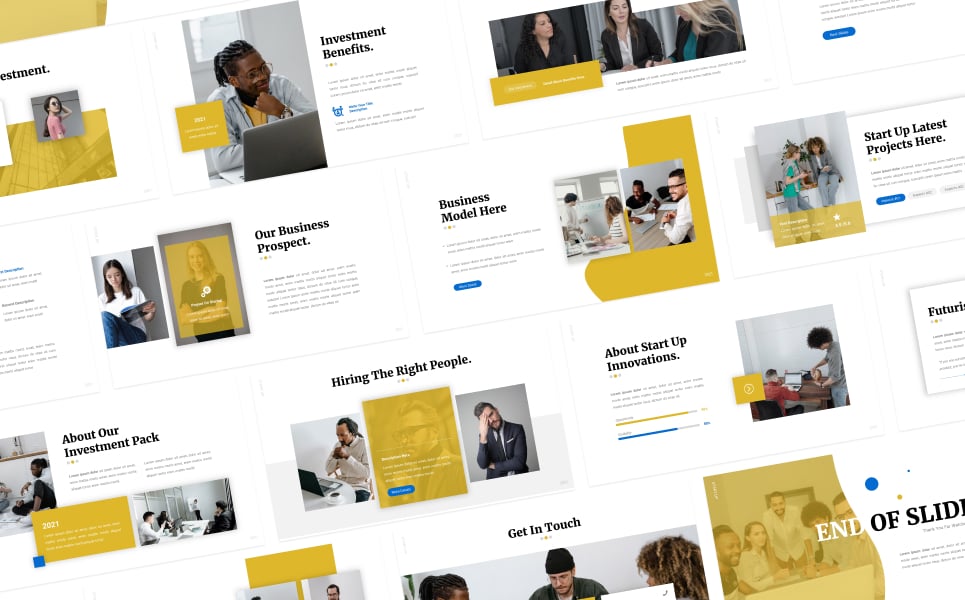 Startup Powerpoint Template Presentation PowerPoint Template - 30 Slides