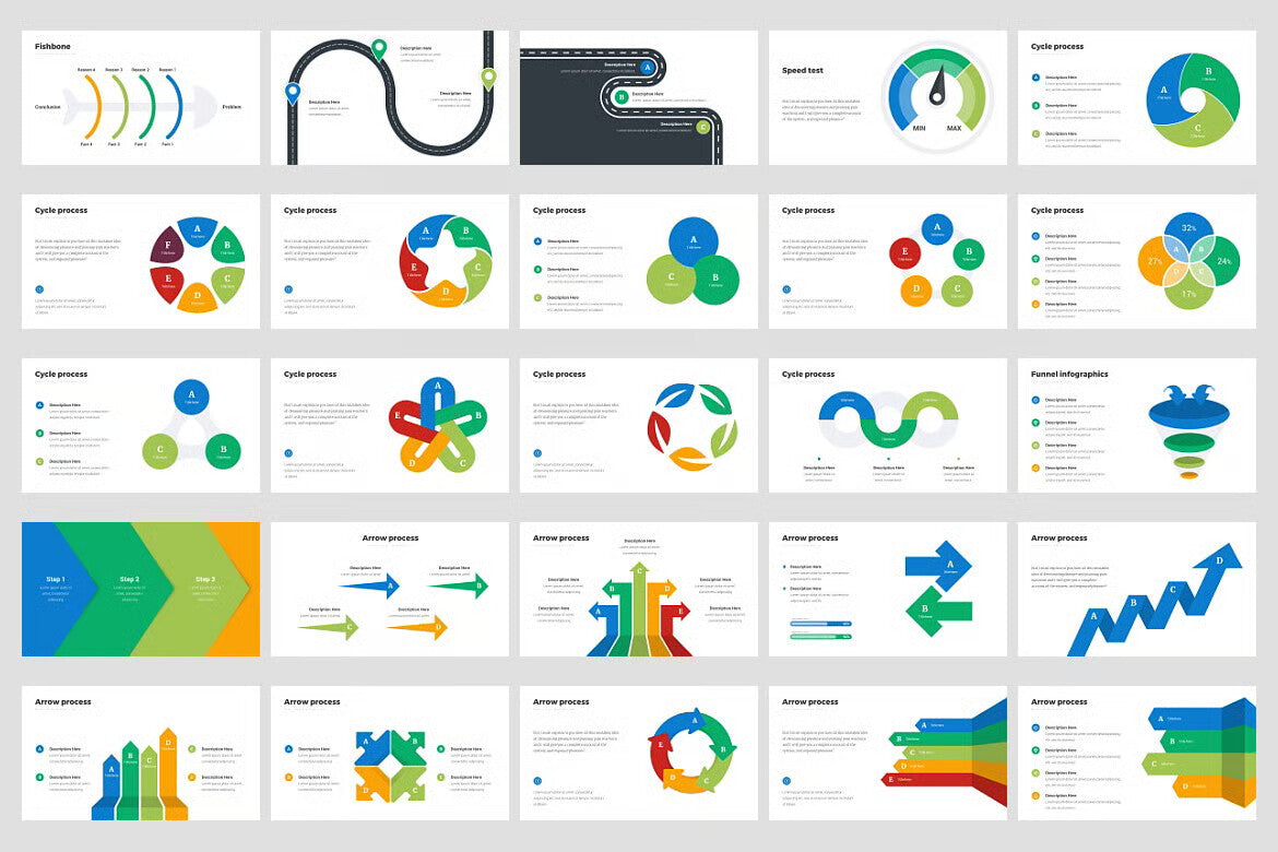 Infographics Creative Pack PowerPoint