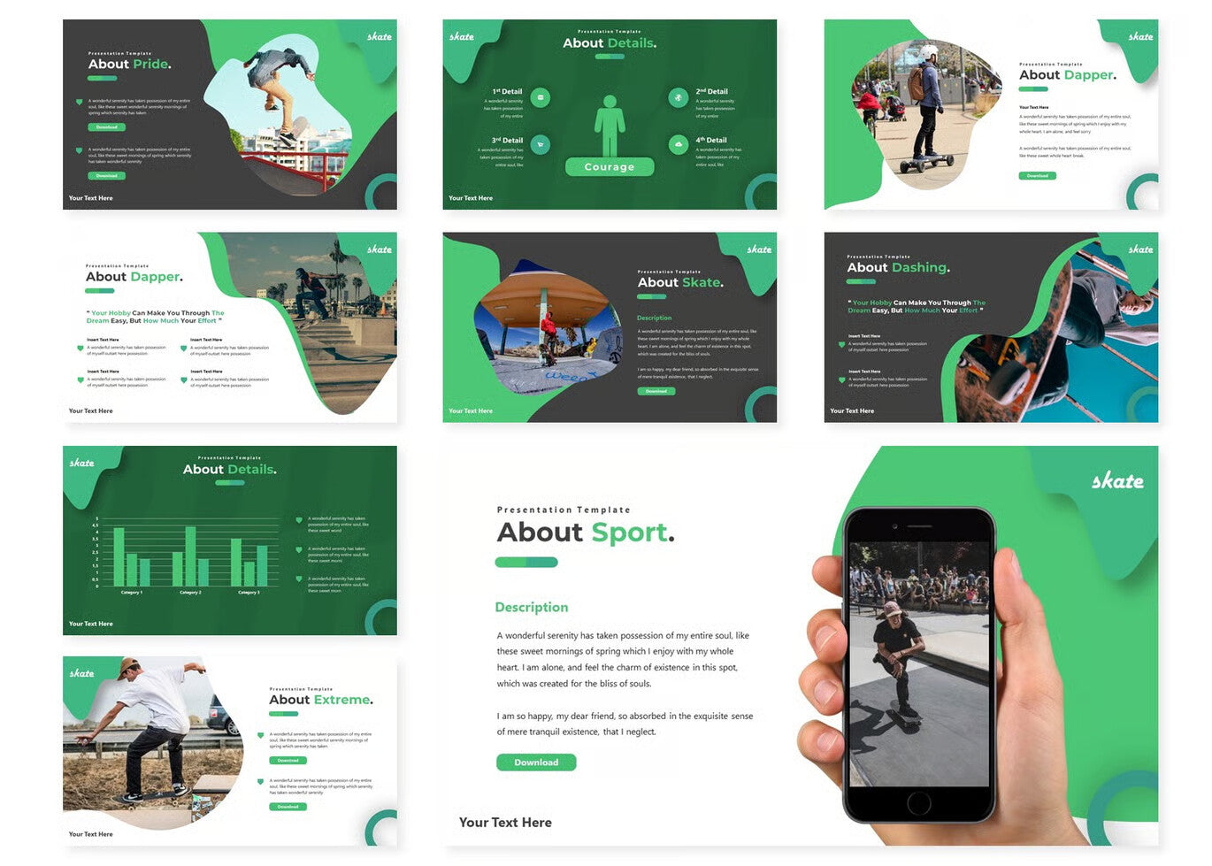 Skate Up | Powerpoint Template