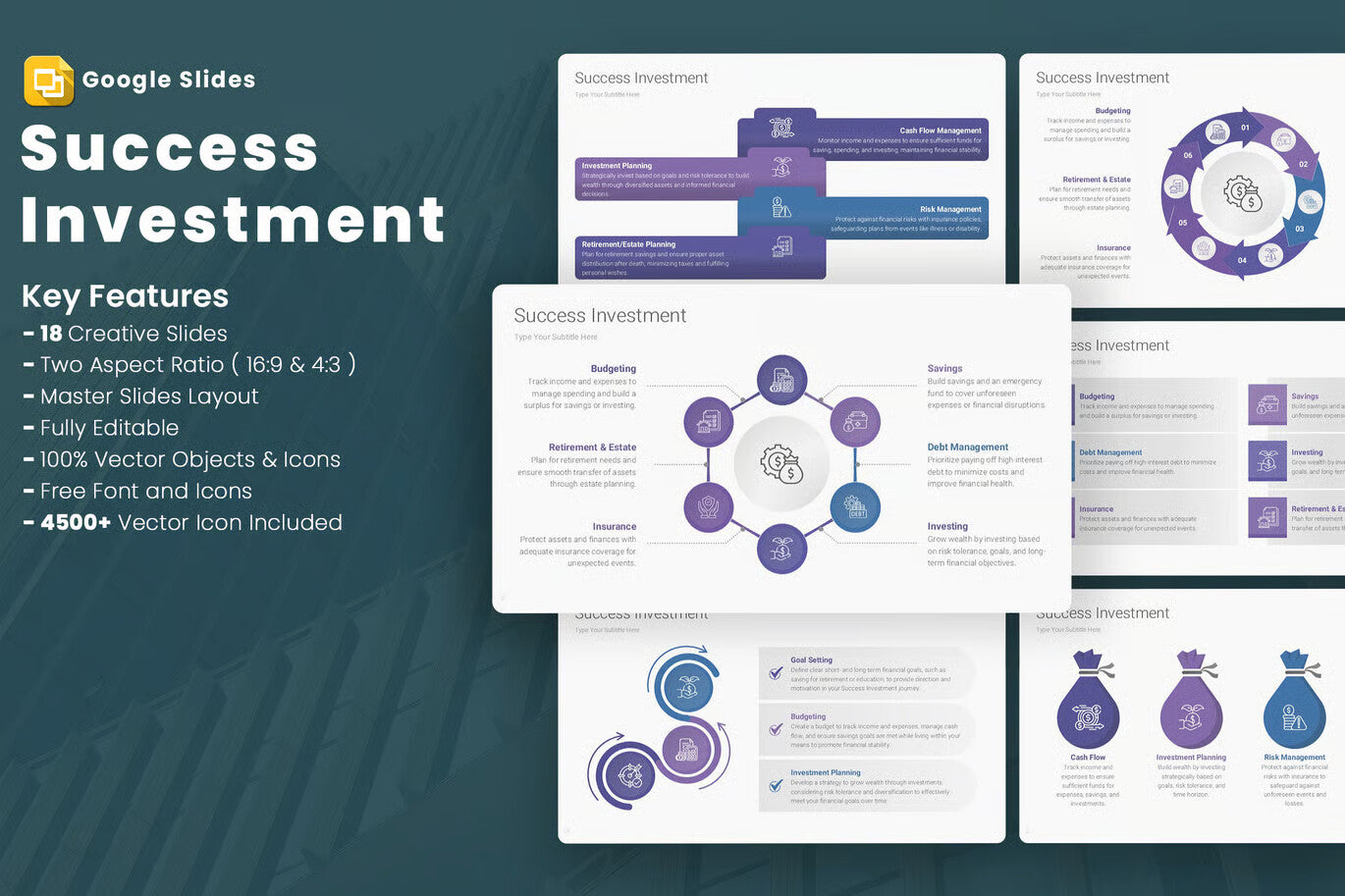 Success Investment Google Slides Templates