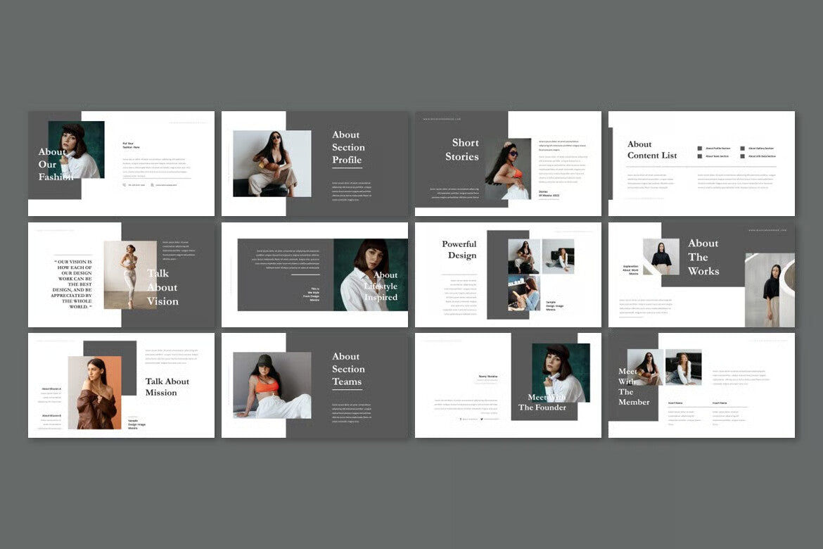 Monira - Lookbook Keynote Template
