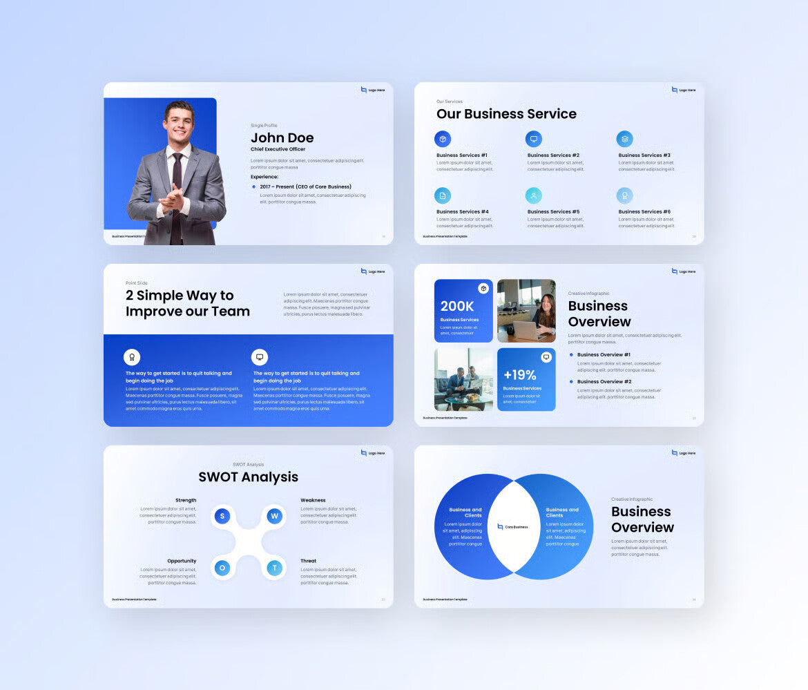 Corporate Business Deck PowerPoint Presentation