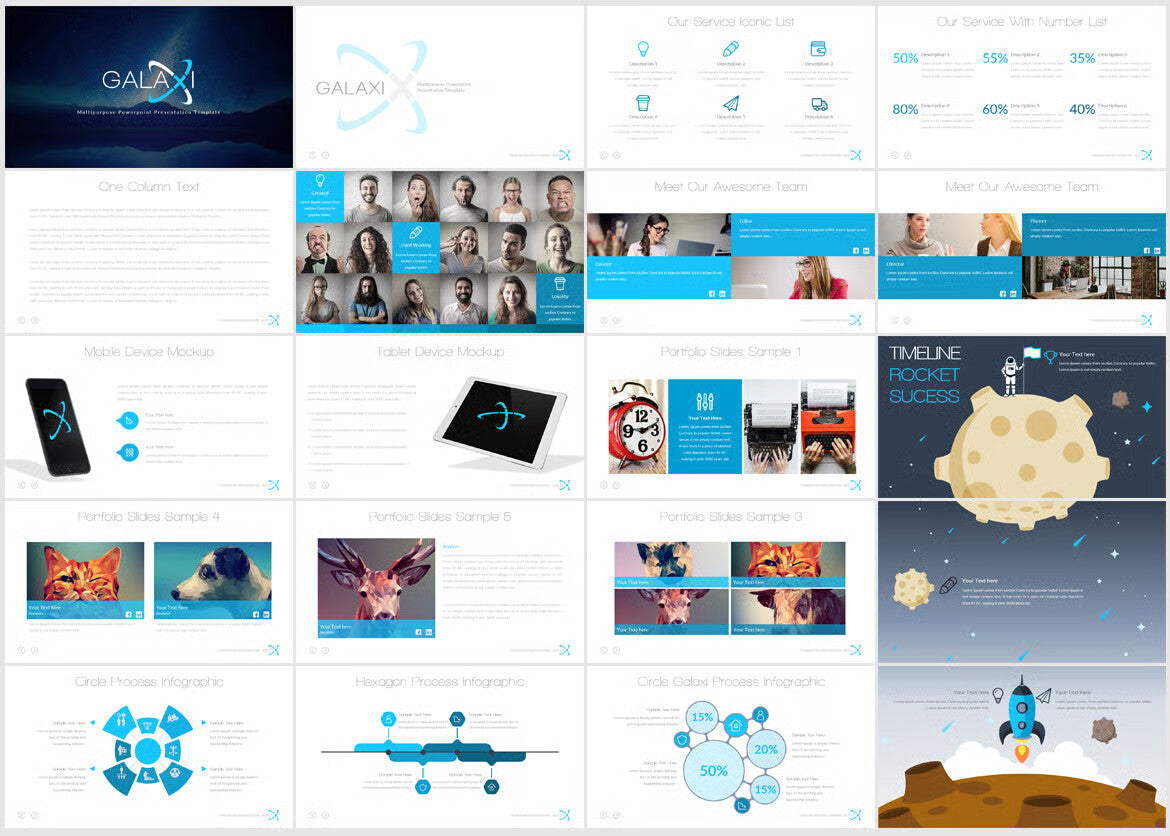 Galaxi Keynote Template