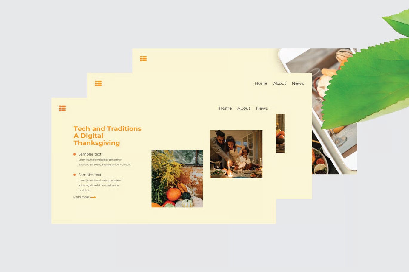 Thanksgiving Turkey Google Slide