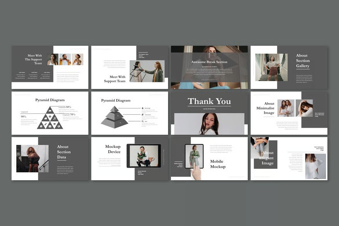 Monira - Lookbook Keynote Template