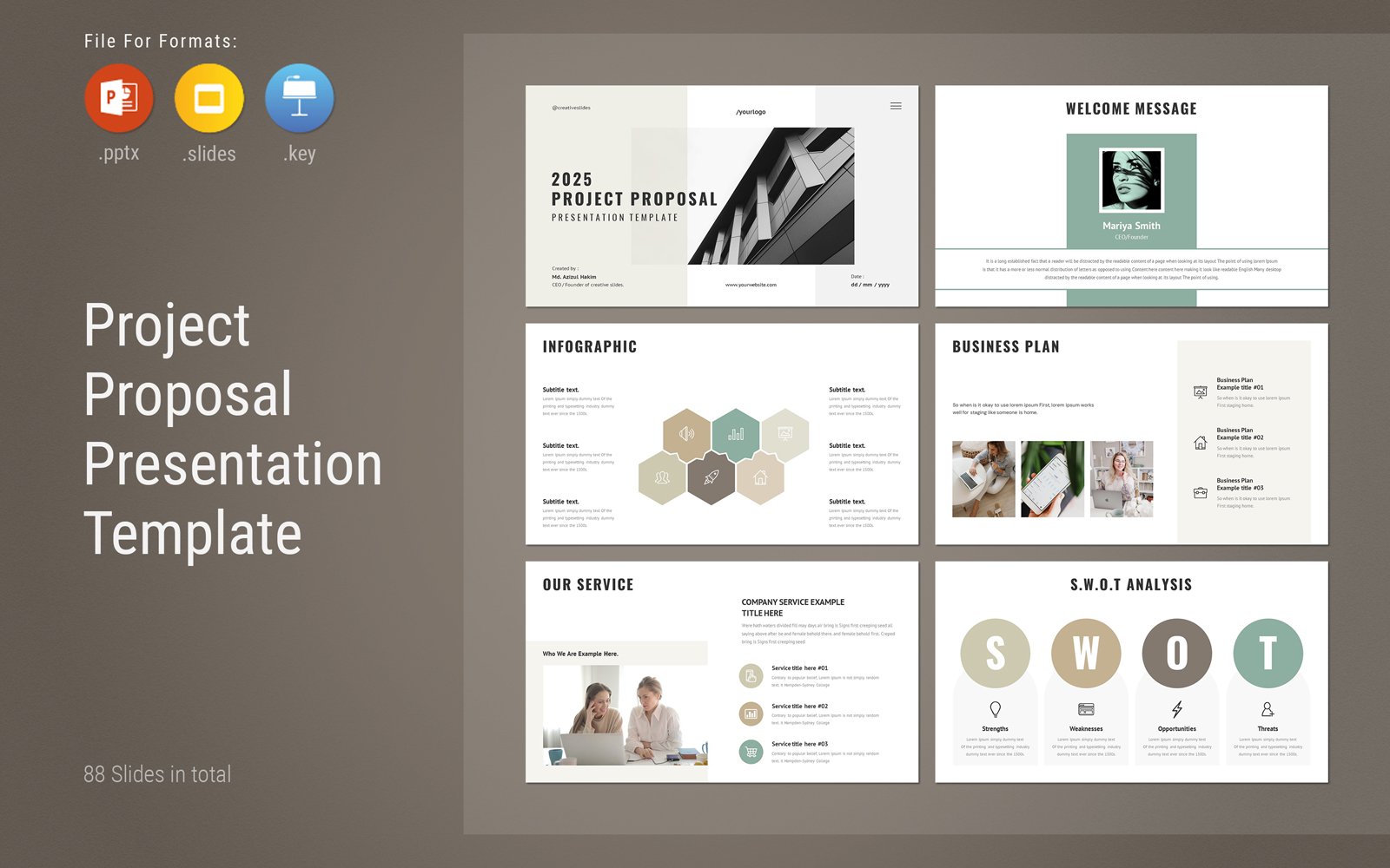 Best 60-in-1 Business PowerPoint Presentation Bundel PowerPoint Template