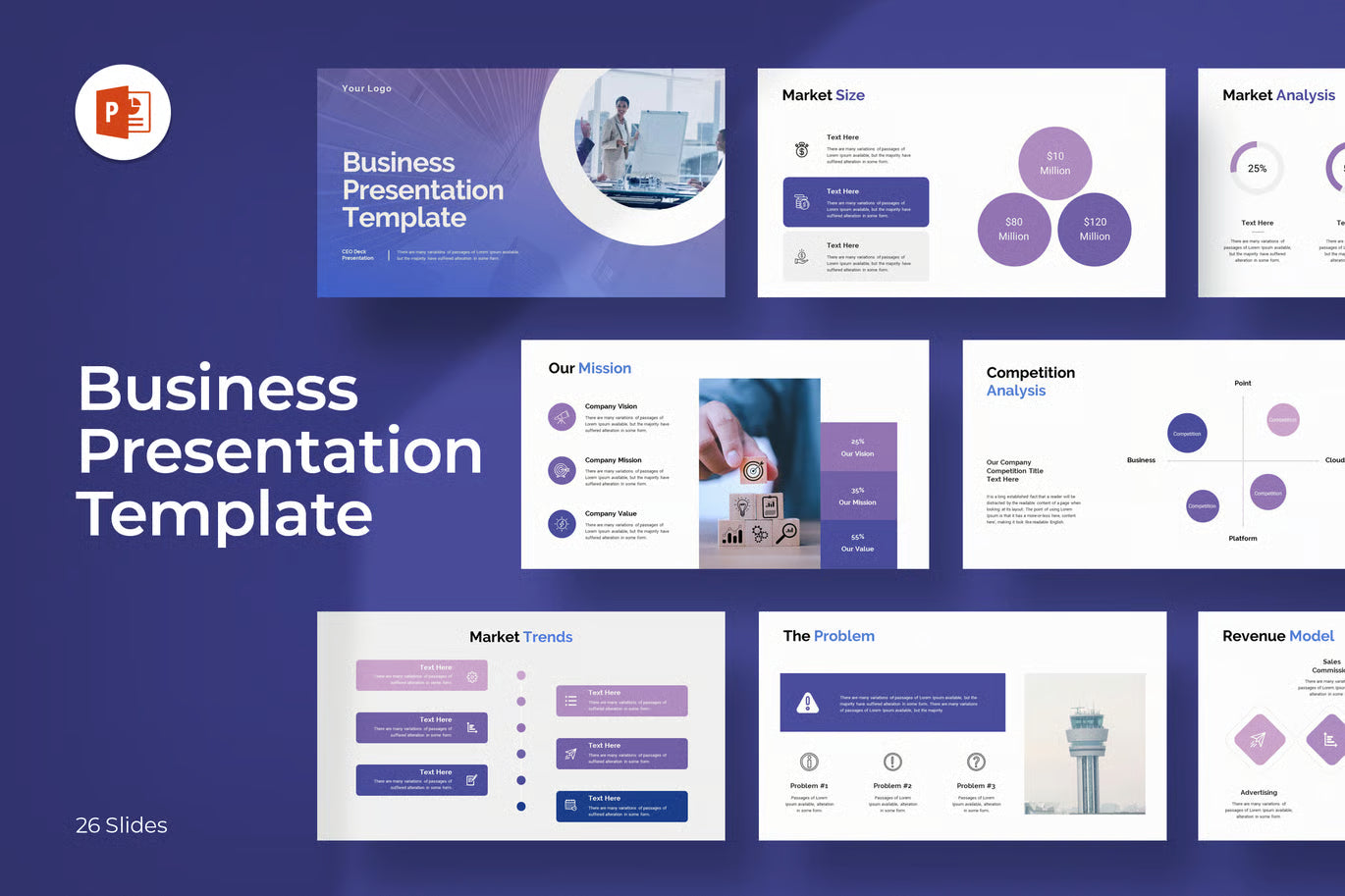 Business Presentation Template-26 Slides