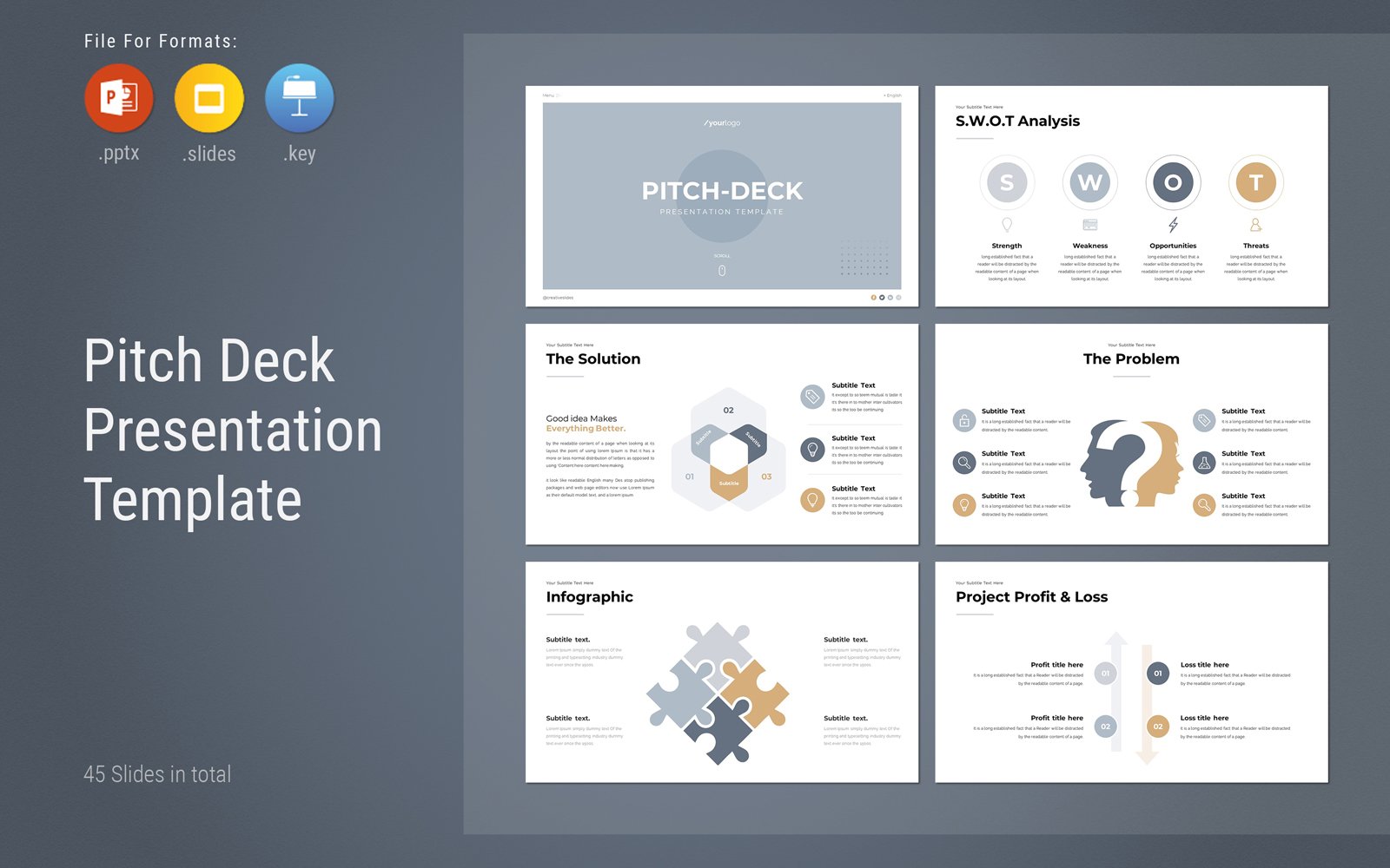 Best 60-in-1 Business PowerPoint Presentation Bundel PowerPoint Template