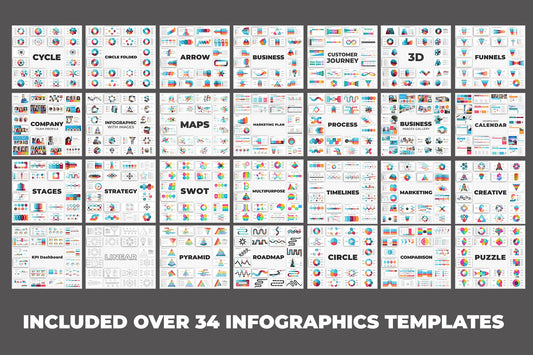 Complete Infographics PowerPoint Templates Bundle (3700 Templates Pack)
