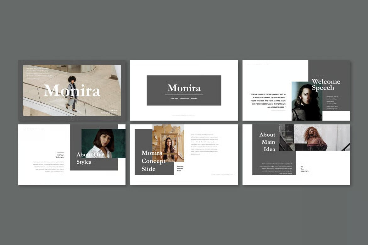 Monira - Lookbook Keynote Template