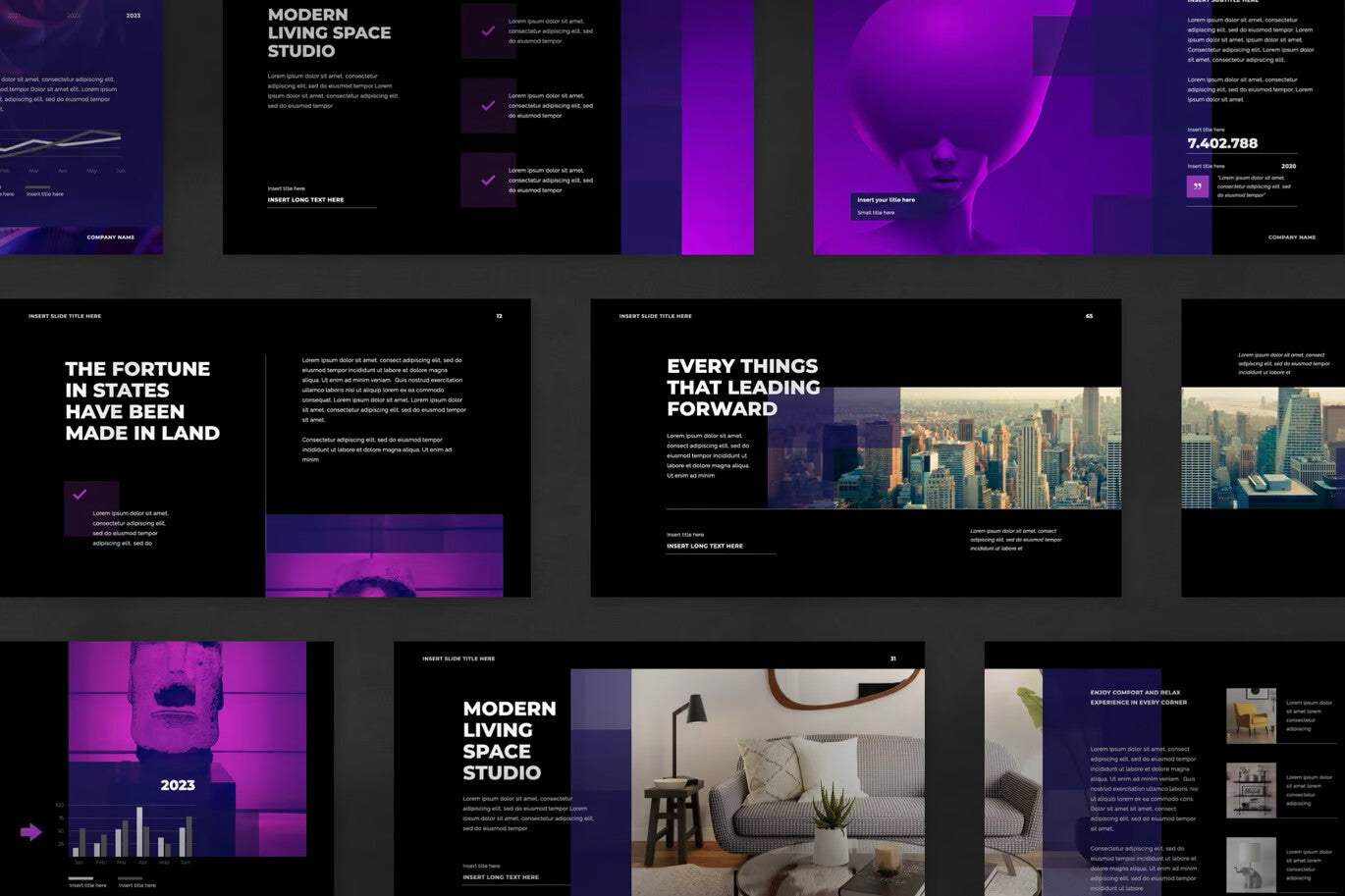 Aura Animated PowerPoint Template