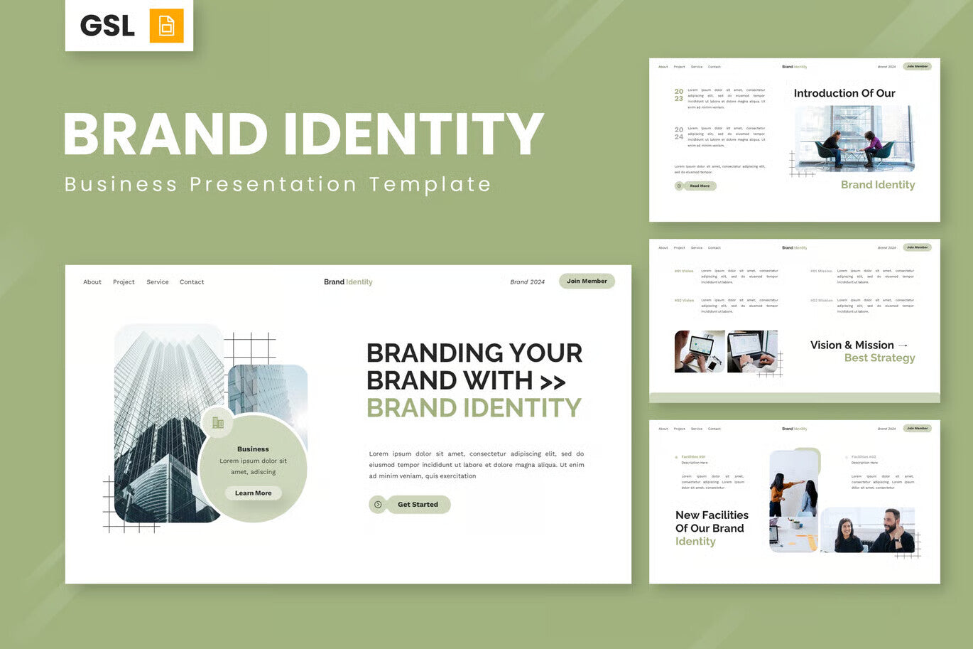 Brand Identity - Business Google Slide Templates