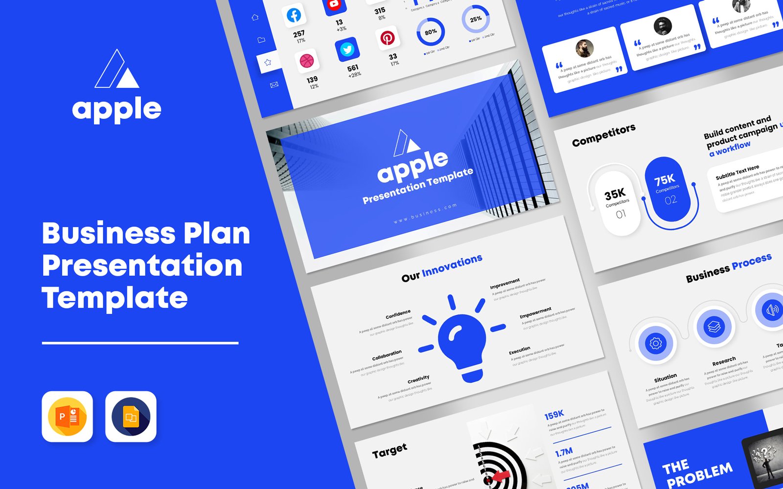 Best 60-in-1 Business PowerPoint Presentation Bundel PowerPoint Template