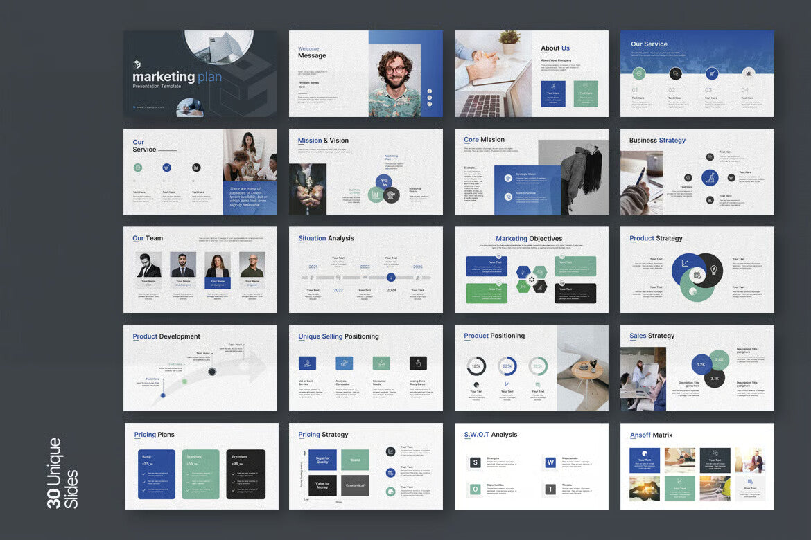 Marketing Plan Keynote Presentation Template