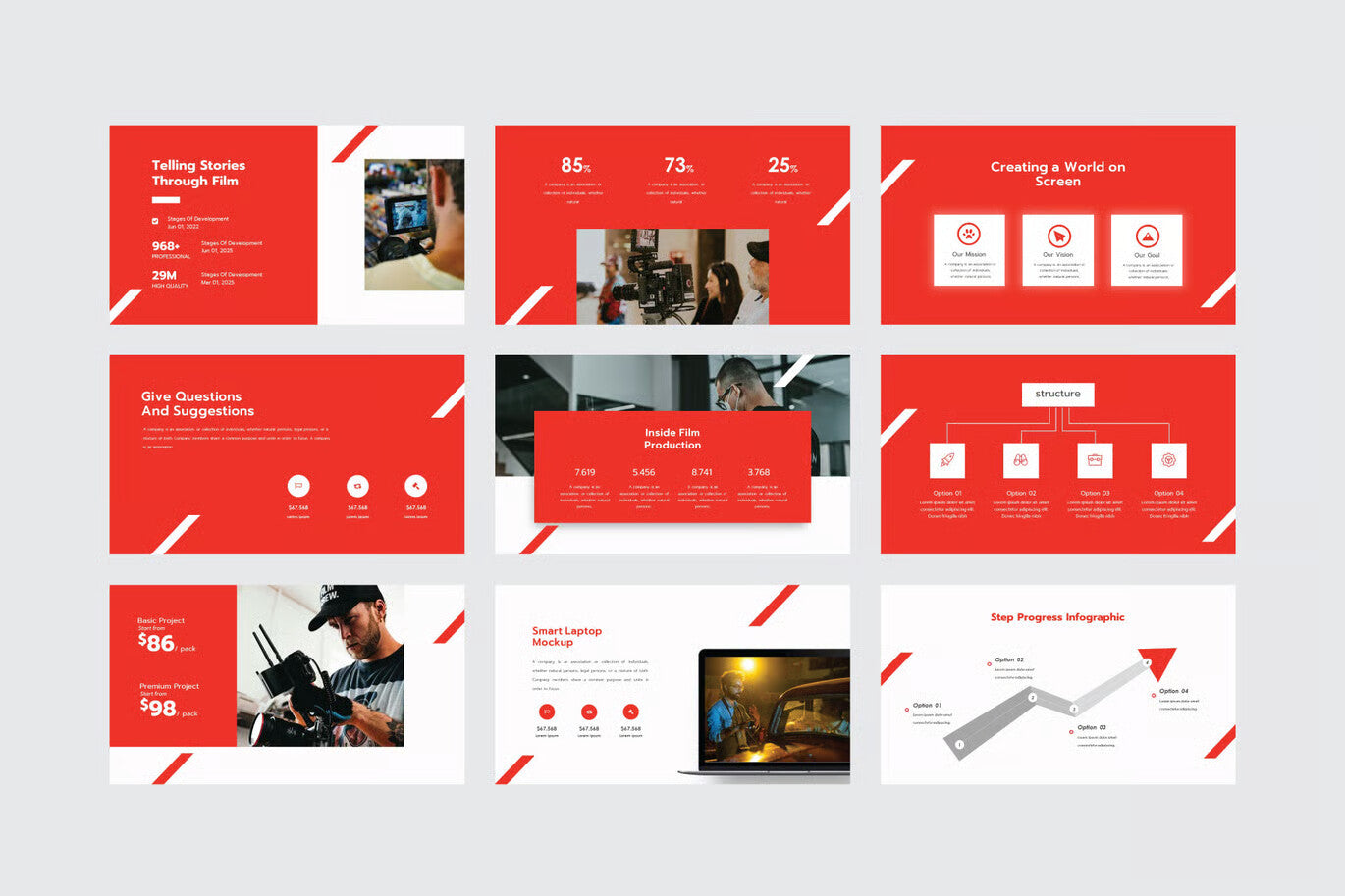 Filmmaking - Power Point Template