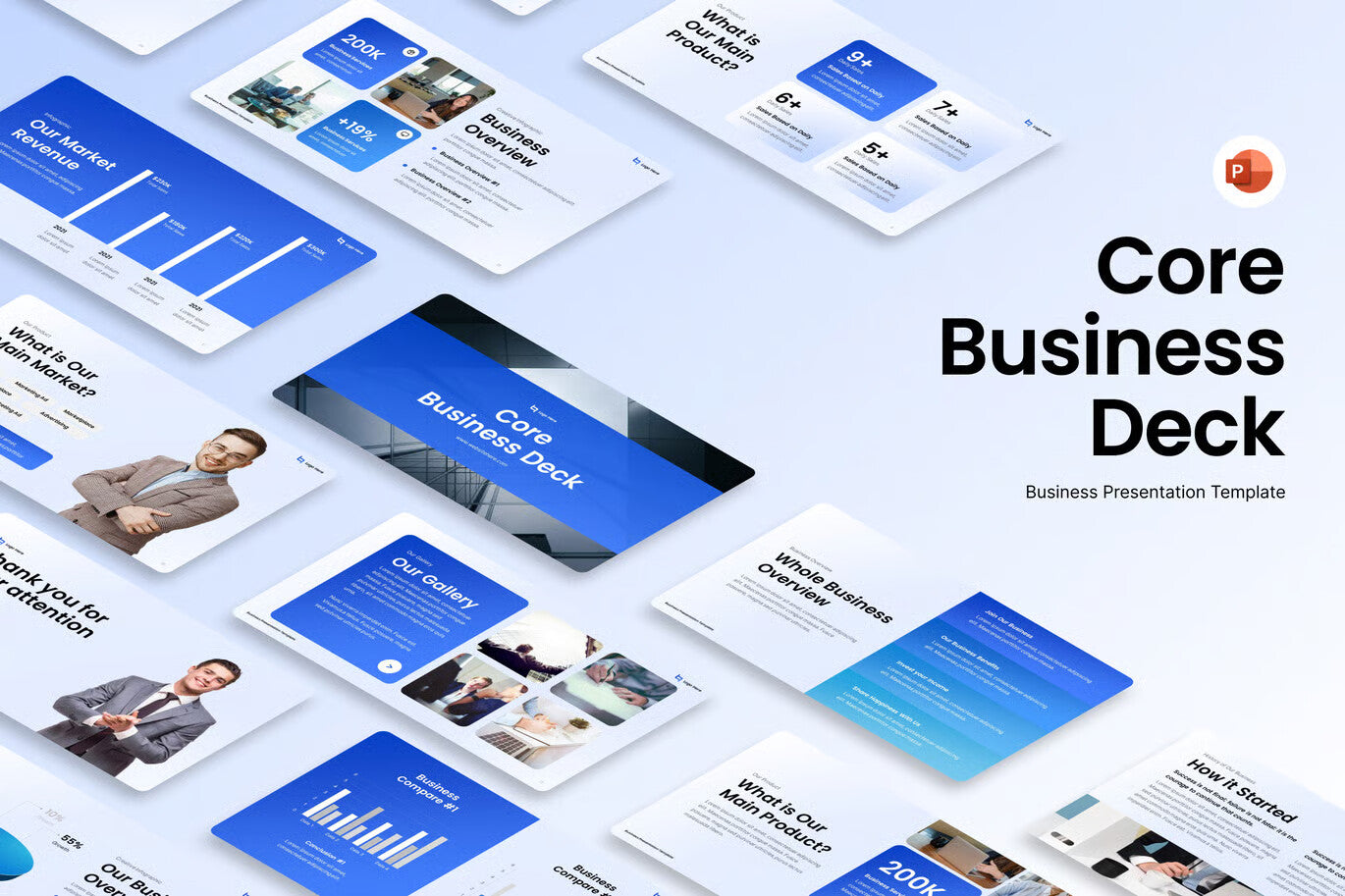 Corporate Business Deck PowerPoint Presentation