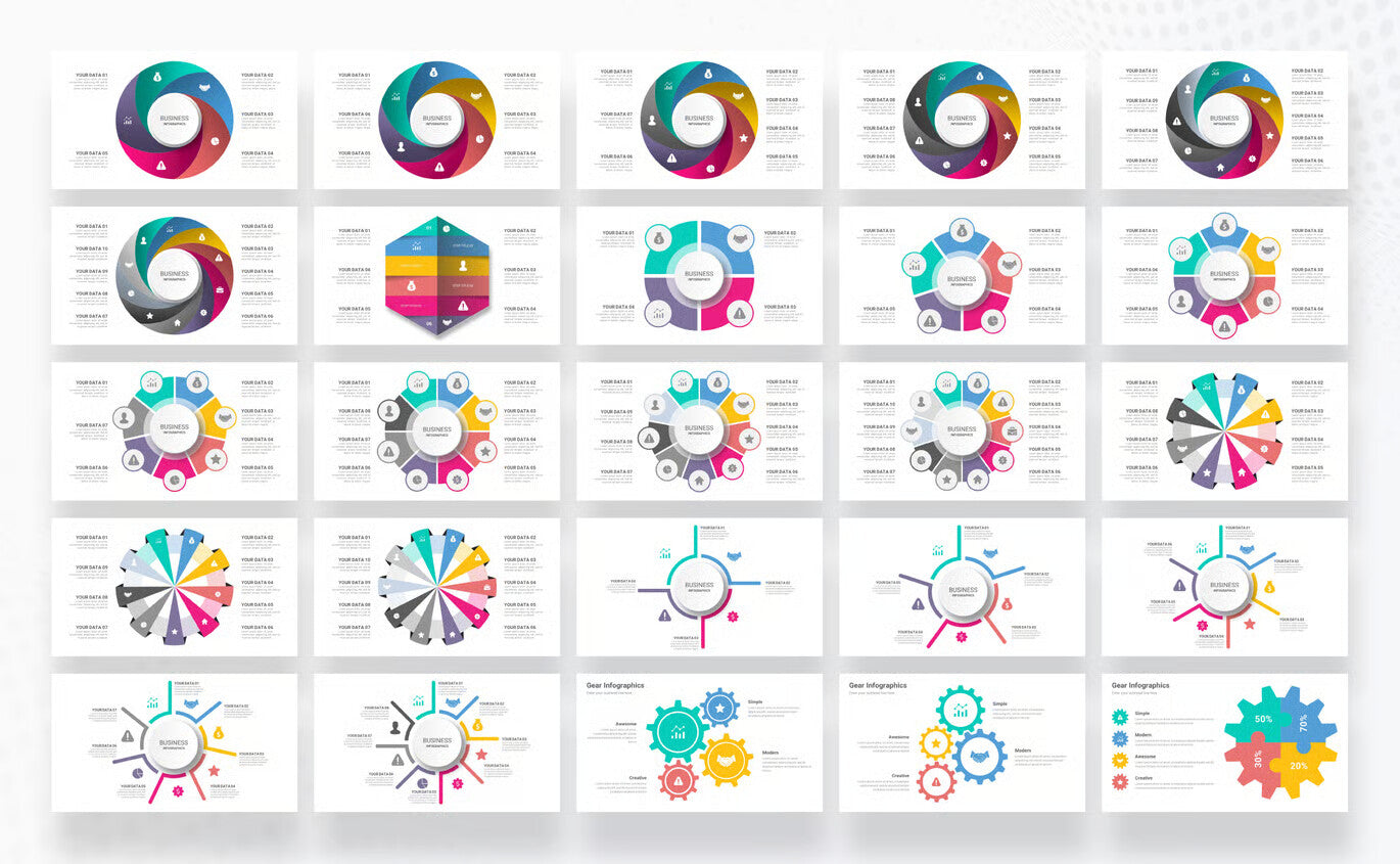 Impactful Visuals Infographics Keynote Template