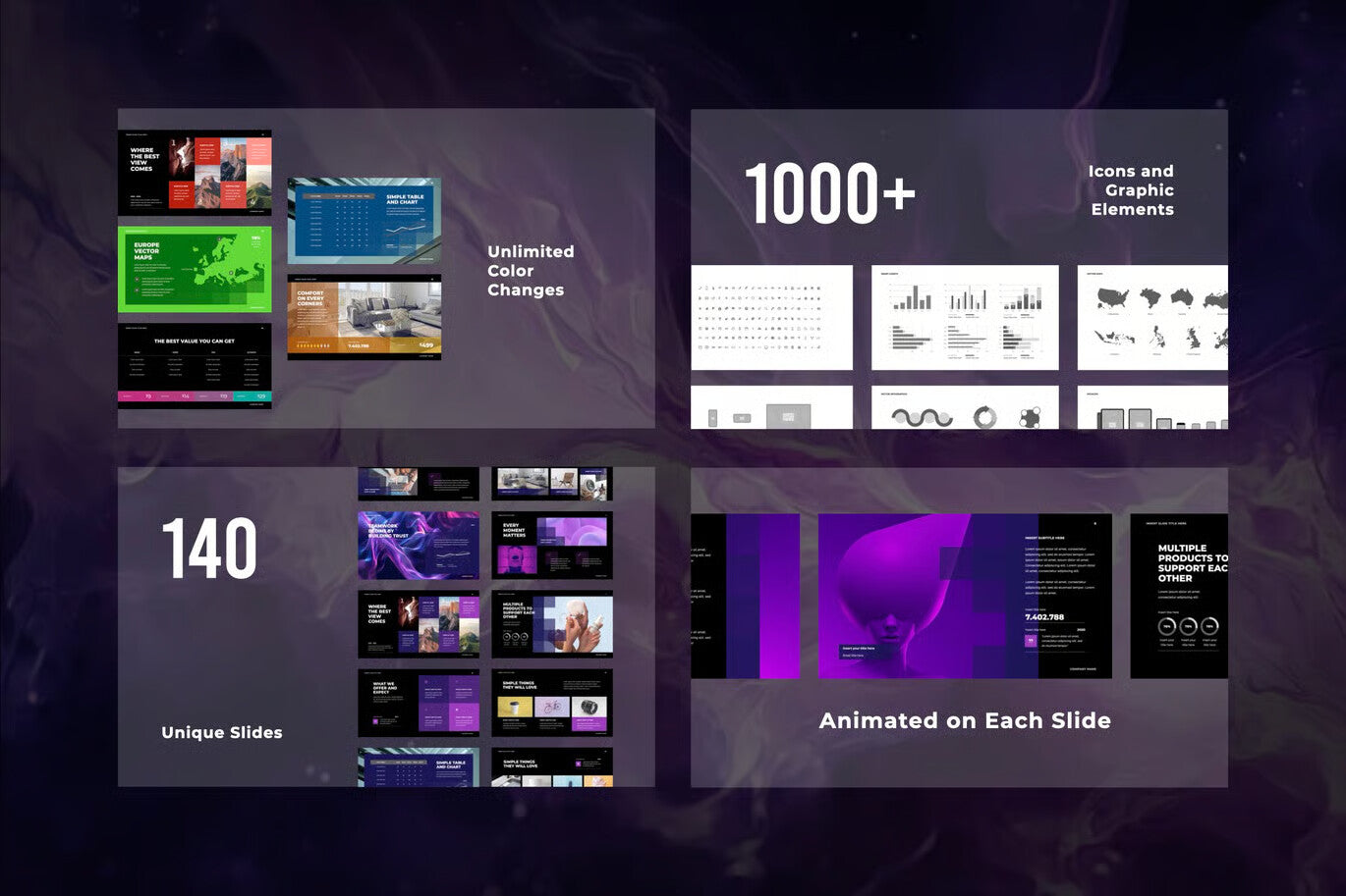Aura Animated PowerPoint Template