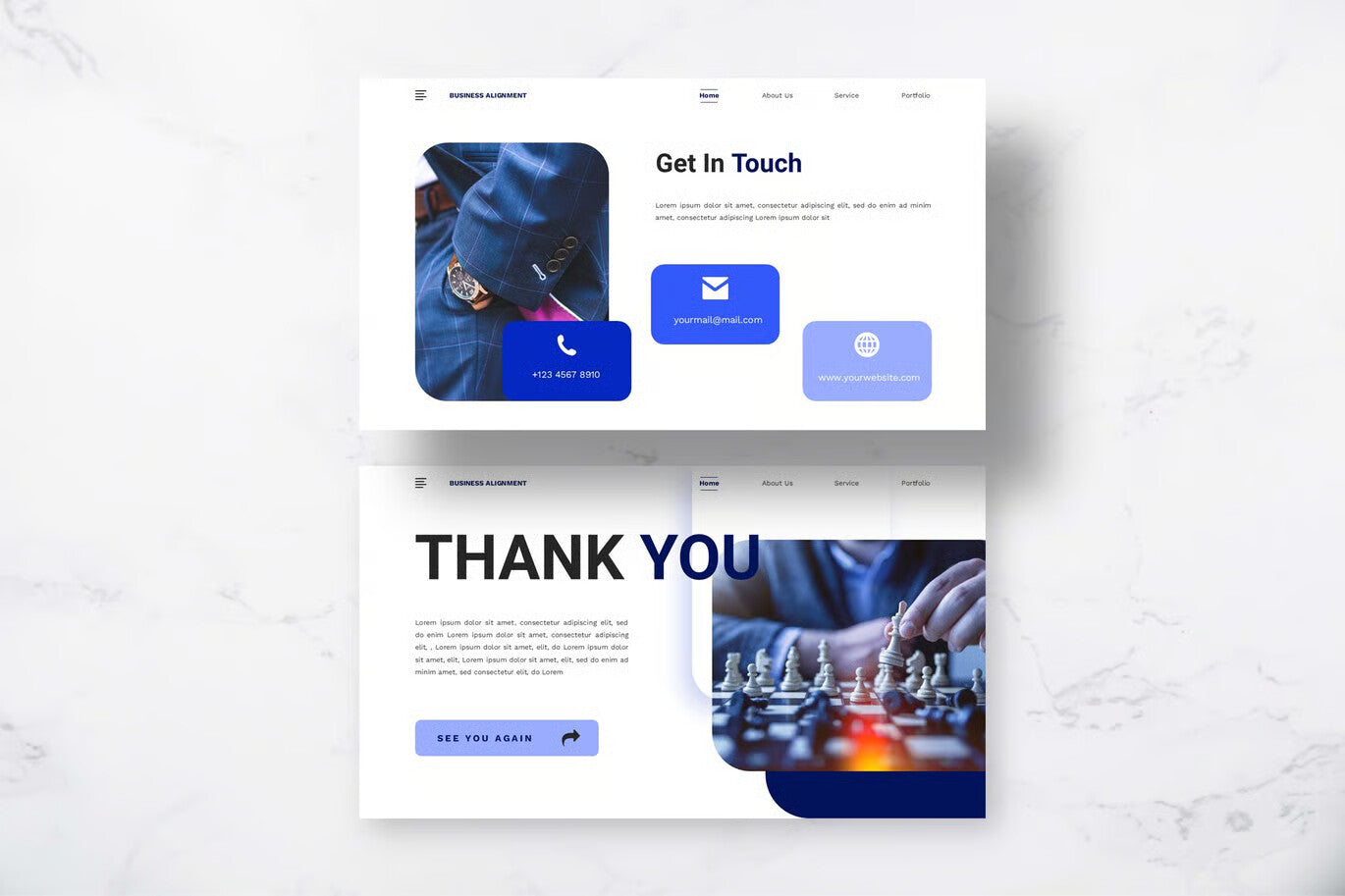 Business Alignment - Business Google Slide Present