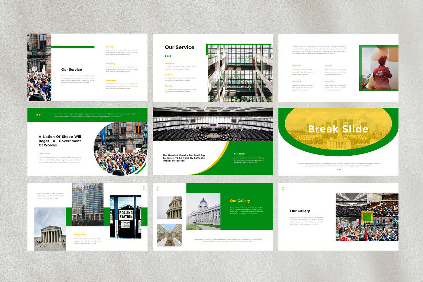 Government PowerPoint Template