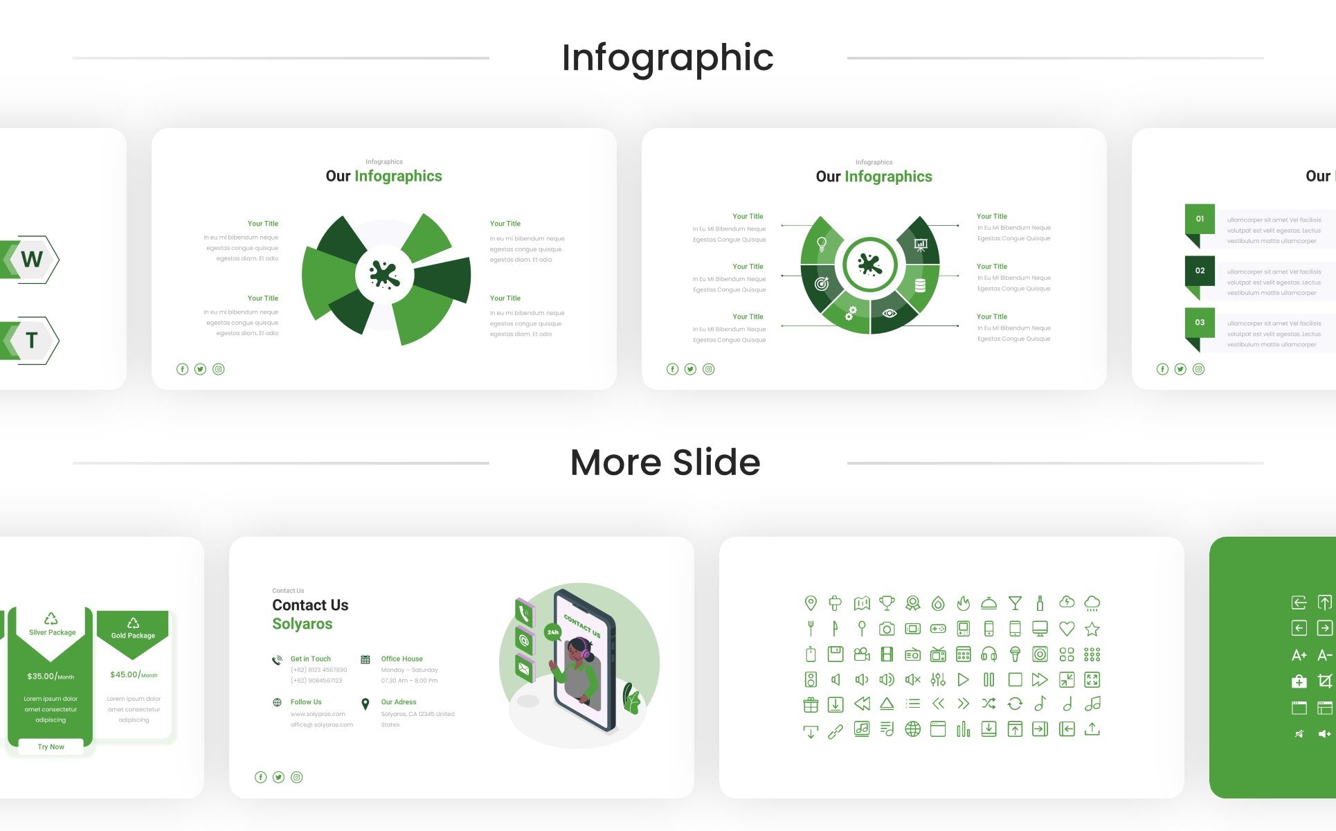 Solyaros - Solar Energy Keynote Template [40 Slides]