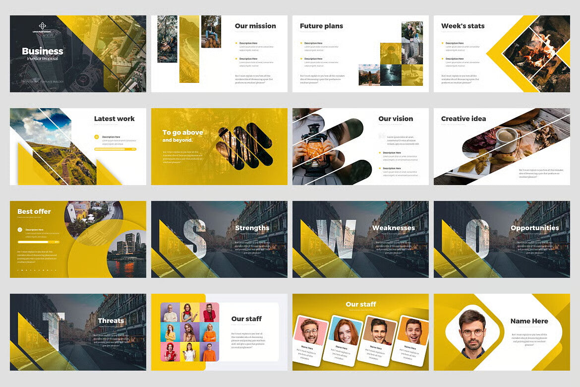 Business Plan Investor Business Proposal