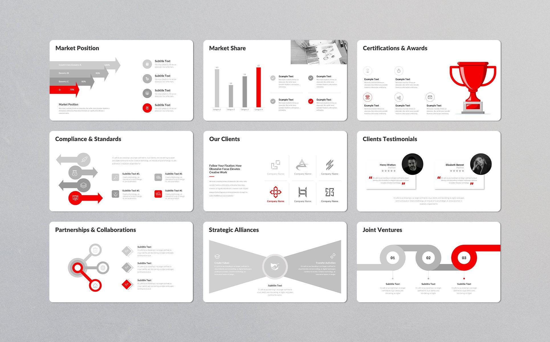 The Complete Company Profile Presentation Template (.pptx, .key, .slides) PowerPoint Template [174 Total Slides-3000+ Icon Pack]