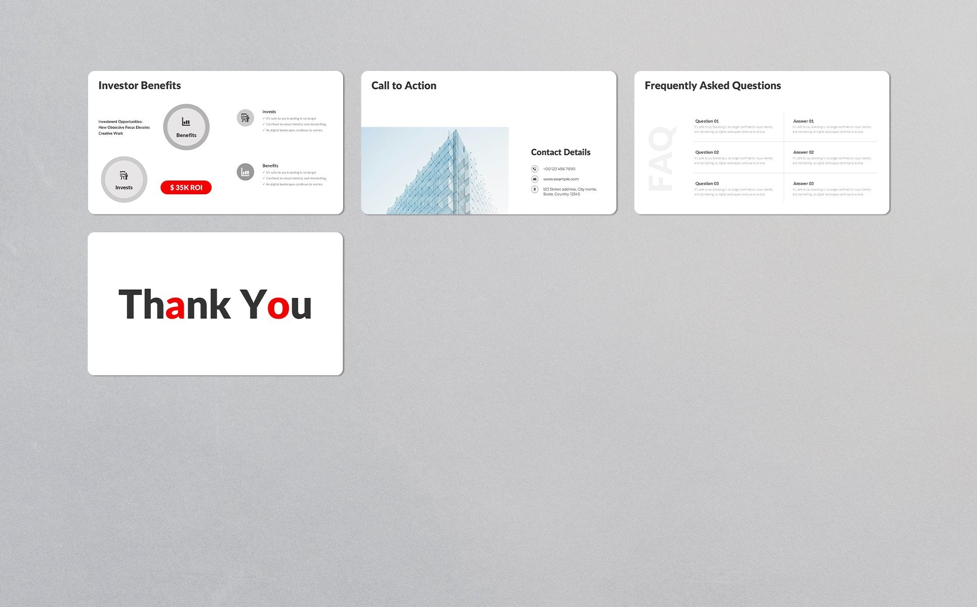 The Complete Company Profile Presentation Template (.pptx, .key, .slides) PowerPoint Template [174 Total Slides-3000+ Icon Pack]