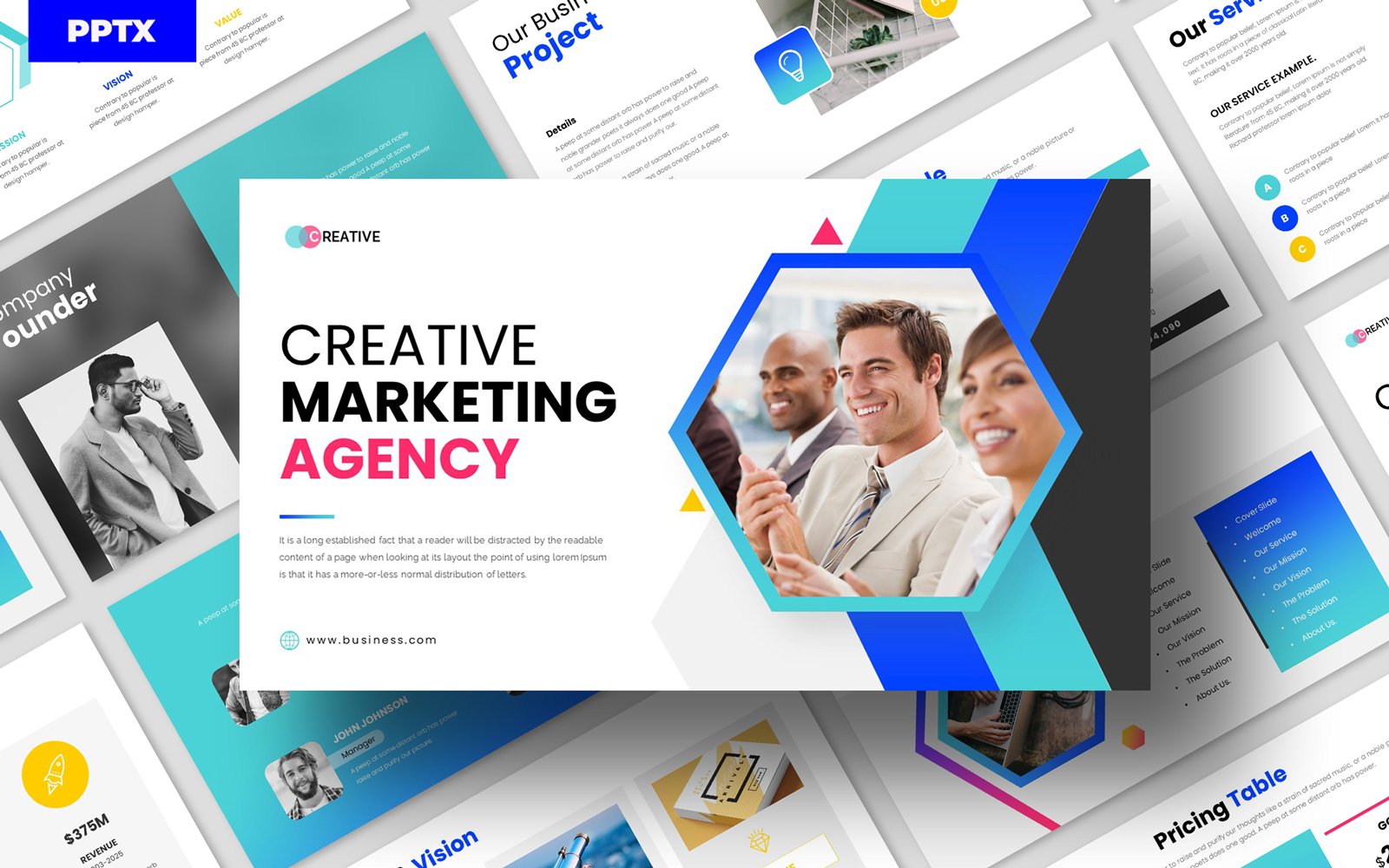 Best 60-in-1 Business PowerPoint Presentation Bundel PowerPoint Template
