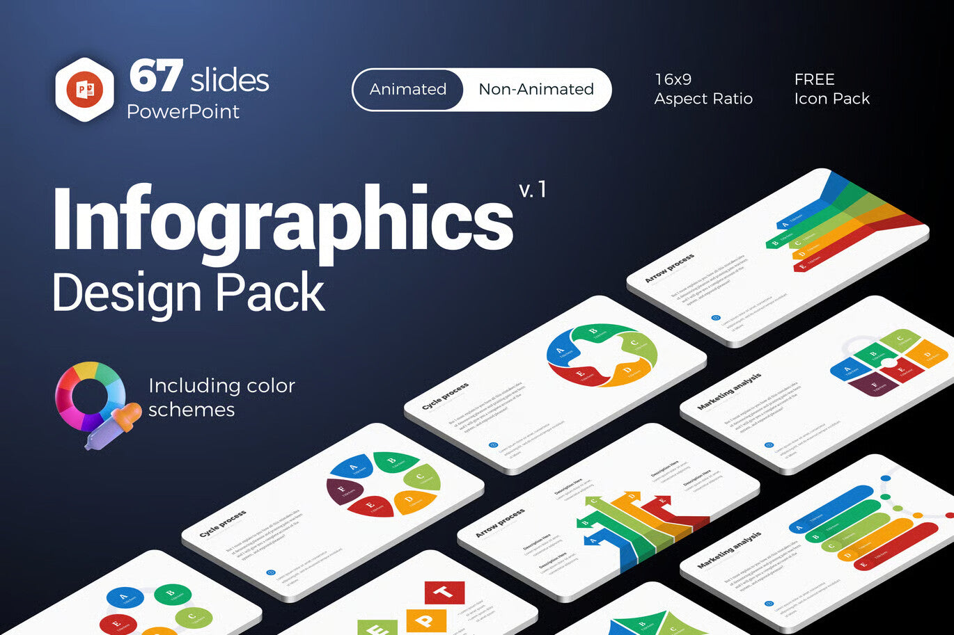 Infographics Creative Pack PowerPoint