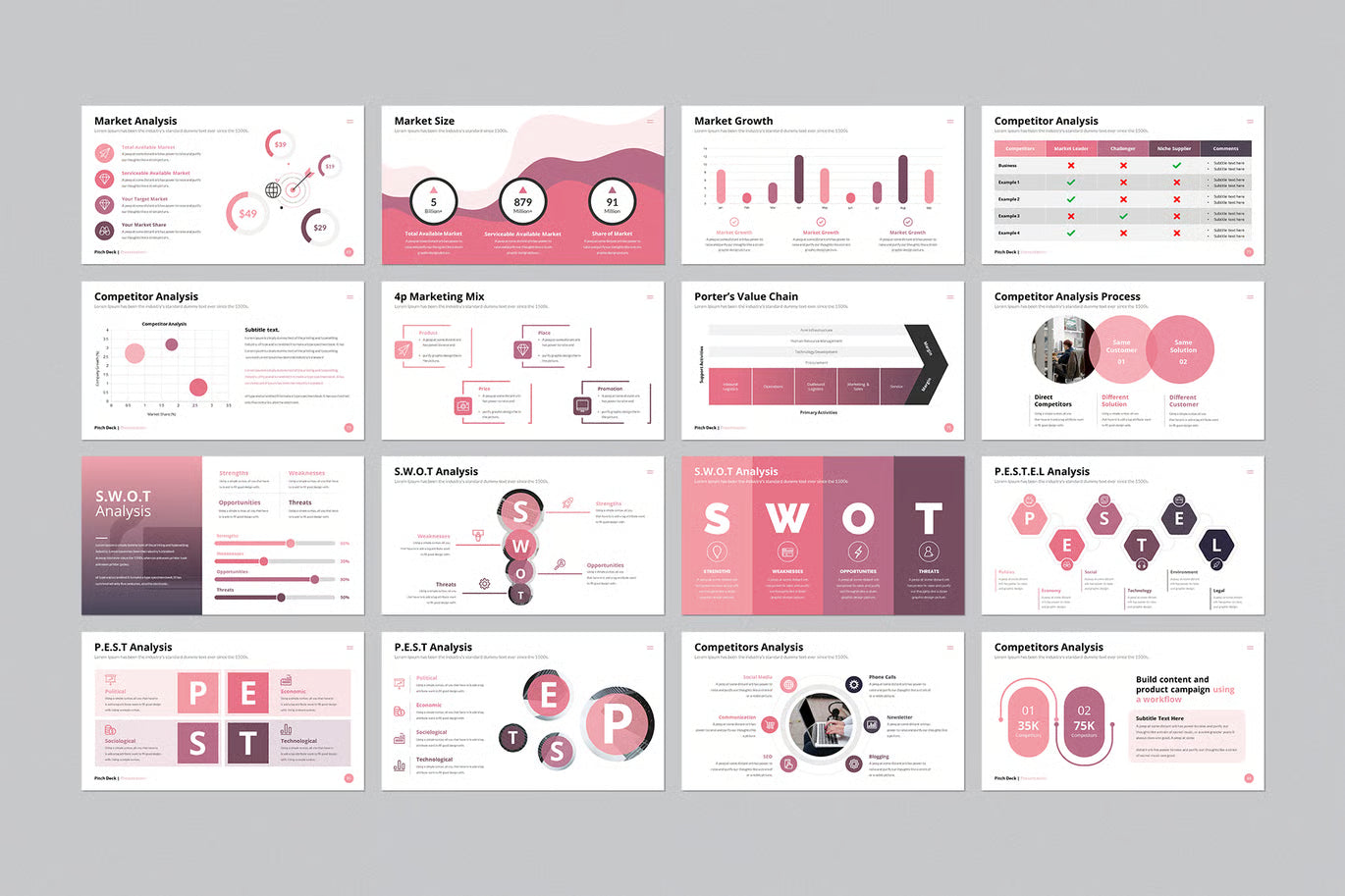 Pitch Deck PowerPoint Template-700 Slides