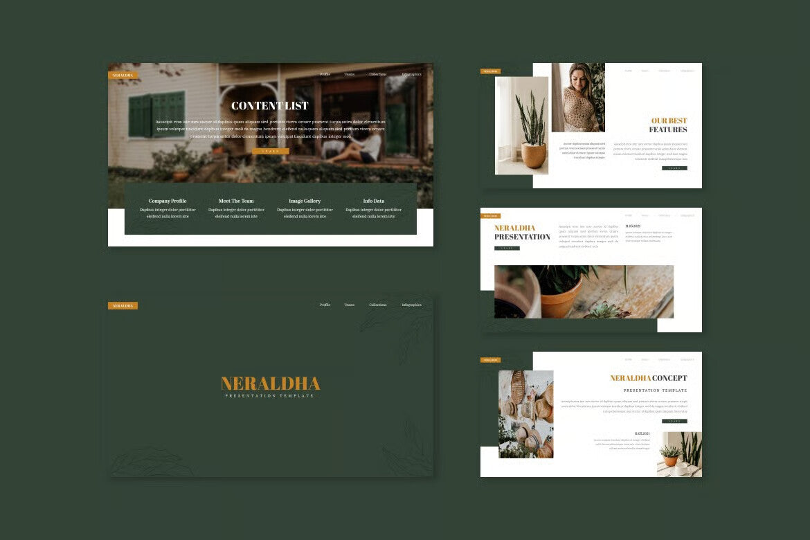 Neraldha - Google Slide Template