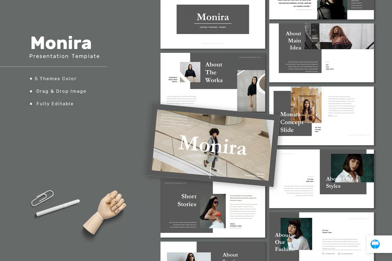 Monira - Lookbook Keynote Template