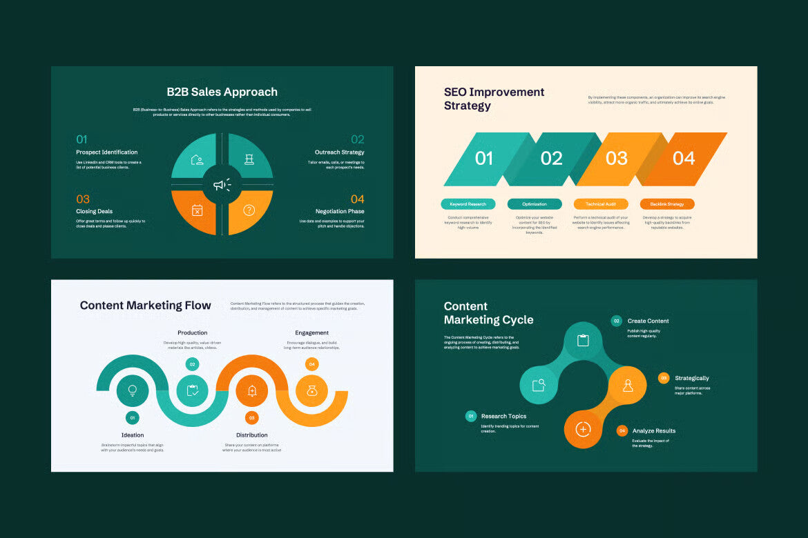Four Steps Infographic