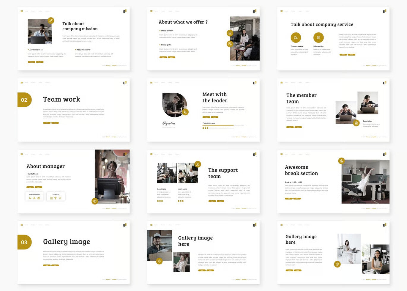 Ameera - Business Keynote Template